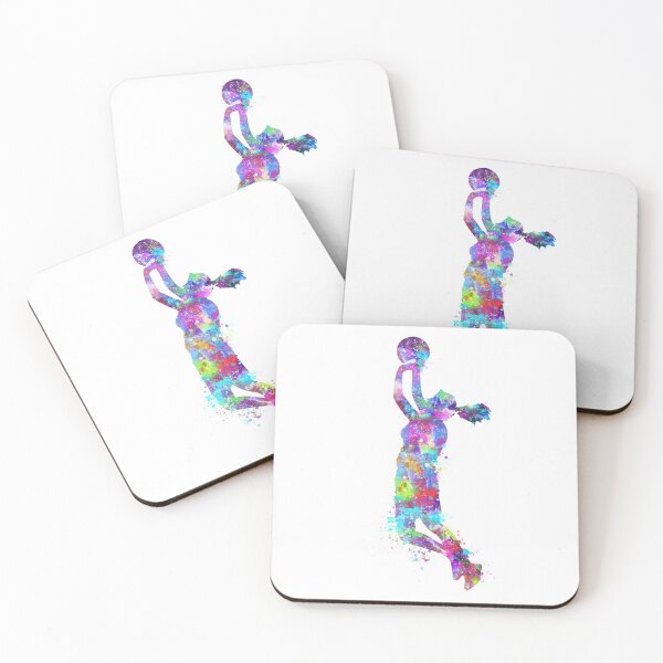 Item preview, Basketball player girl watercolor dressed designed and sold by Elena Ivan - Papadopoulou.