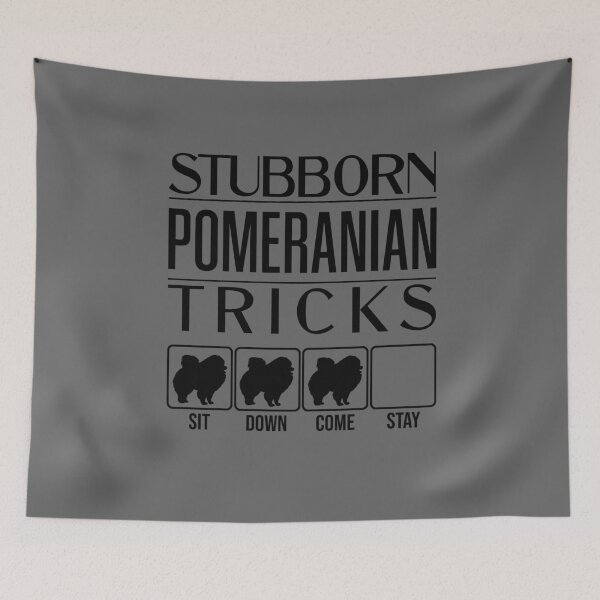 Item preview, Funny Dog Design: Stubborn Pomeranian Tricks / Stubborn Dog Tricks, funny gift idea designed and sold by HEJAshirts.