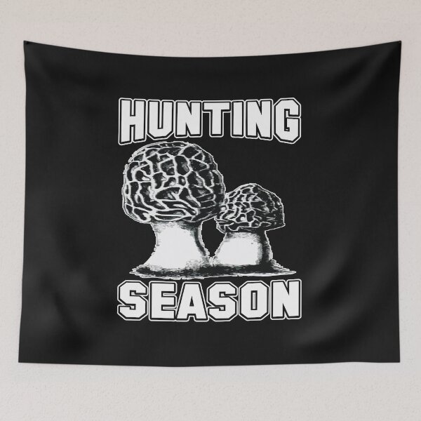 Item preview, Mellow mushroom hunting season morel and mushroom design designed and sold by sunnym79.