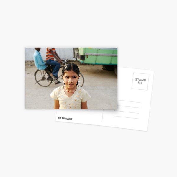 the runaway girl Postcard
