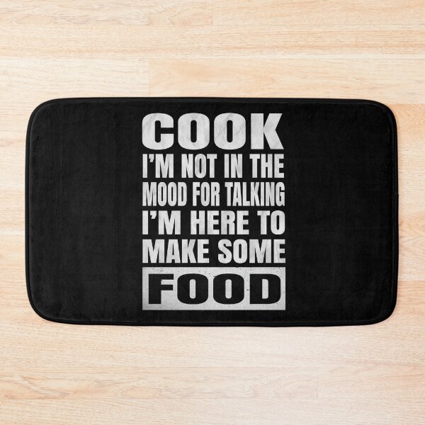 Item preview, Cook I'm Not In The Mood For Talking - Funny Chef design designed and sold by Grabitees.