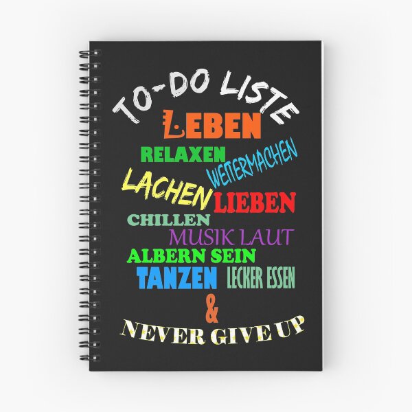 Item preview, todo list live - motivation designed and sold by kreawusel-bin.