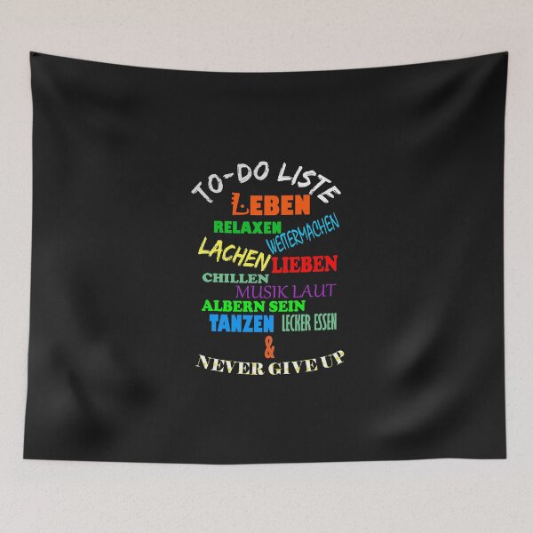 Item preview, todo list live - motivation designed and sold by kreawusel-bin.