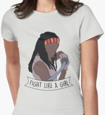 Fight like Michonne Women's Fitted T-Shirt