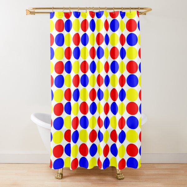 Colorful and Bright Circles Shower Curtain