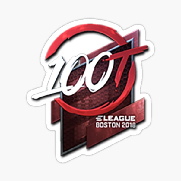 100 thieves sticker Sticker