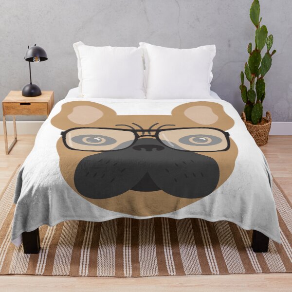 Item preview, French Bulldog With Glasses designed and sold by sigdesign.