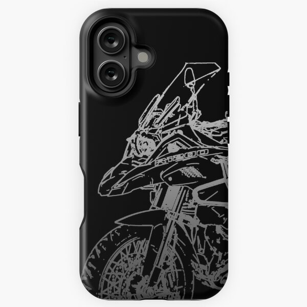Item preview, R1200GS Adventure K51 pencil silhouette motorcycle touring enduro dual sport designed and sold by logotechdesign.