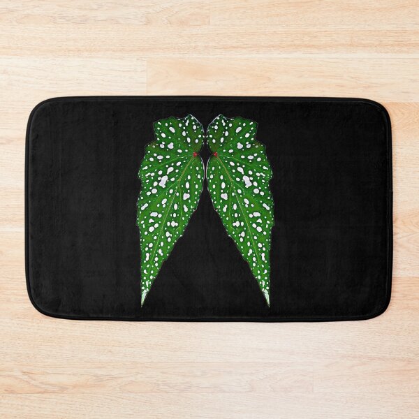 Item preview, Leafy Angel Wings Digital Cartoon On Black designed and sold by Jason Gilbert.