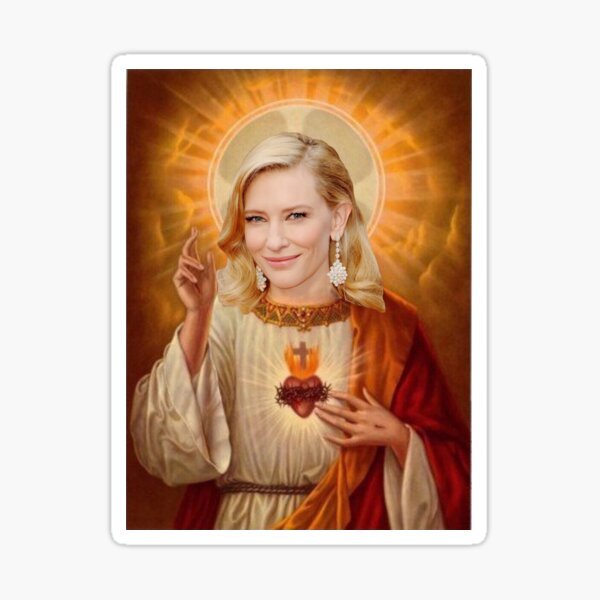 Jesus Cate Sticker