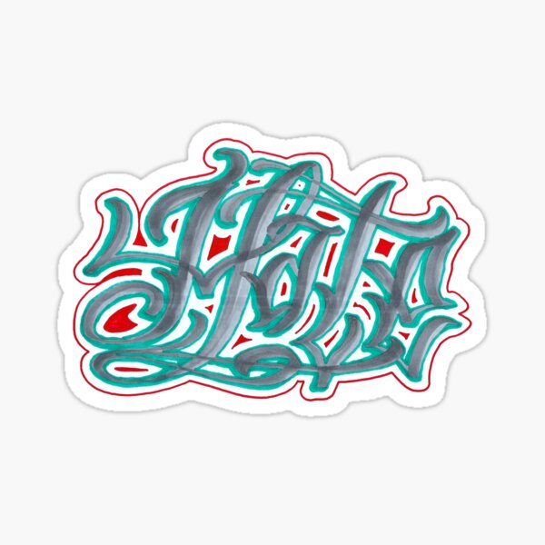 Hate less love moore Sticker
