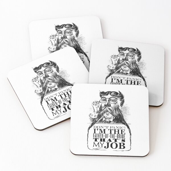 Item preview, Father of the Bride Don't Panic designed and sold by blackheartscot.