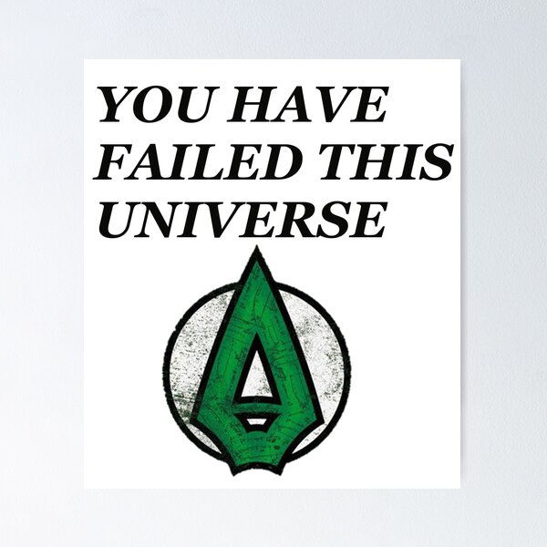 Item preview, You have failed this universe- crisis on infinite earths designed and sold by reza07.
