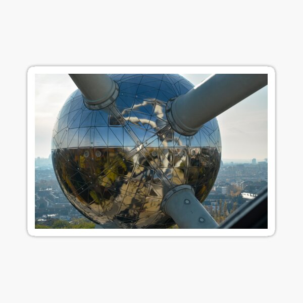 Atomium (detail), Brussels, Belgium Sticker