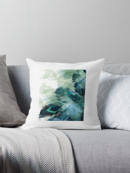 Item preview, PEACOCK feather print designed and sold by Arshiya-4.