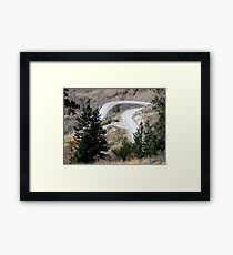 Road with a Twist Framed Print