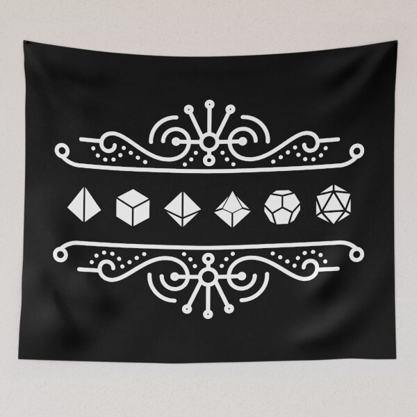 Item preview, Ornamental Dice Set of Necromancer Tabletop RPG Gaming designed and sold by pixeptional.