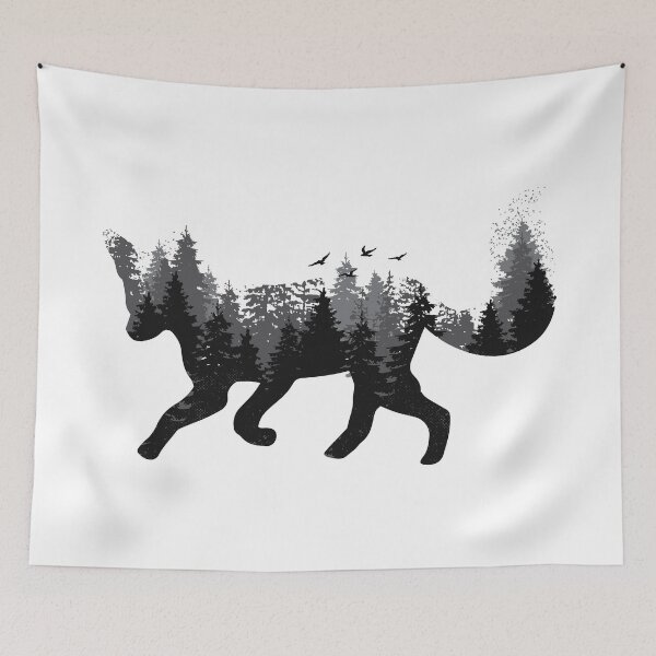 Item preview, Fox forest shilouette designed and sold by emphatic.