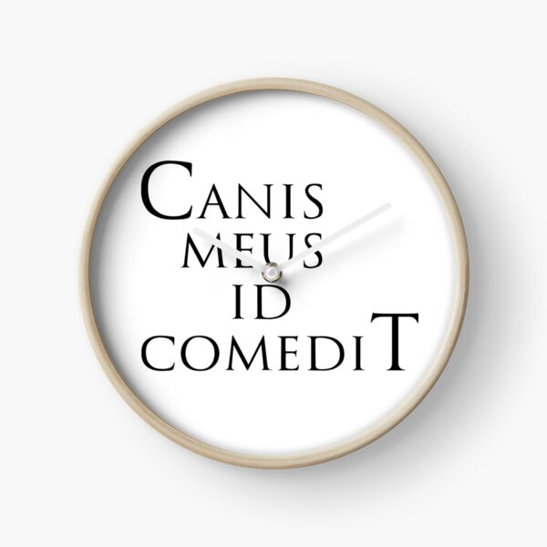 Item preview, The dog ate it phrase in Latin designed and sold by Espirius.