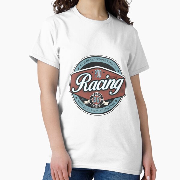 Vista previa del artículo con la obra «Logotipo de Pod Racing», diseñado y vendido por AlexLeesong.