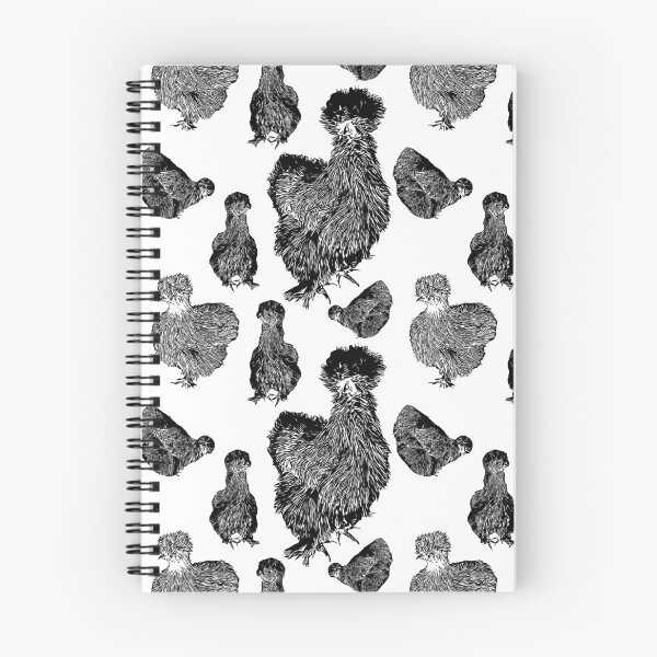 Item preview, Silkie Bantam Line Drawings designed and sold by StandoutSilkies.