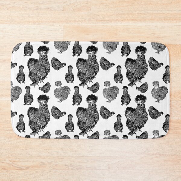 Item preview, Silkie Bantam Line Drawings designed and sold by StandoutSilkies.