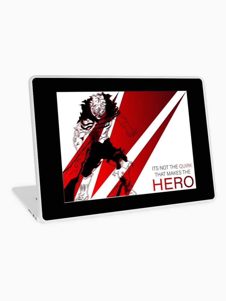 Download Its Not The Quirk That Makes The Hero V2 My Hero Academia Season 4 Mirio Fan Art Laptop Skin By Marz7 Redbubble Yellowimages Mockups