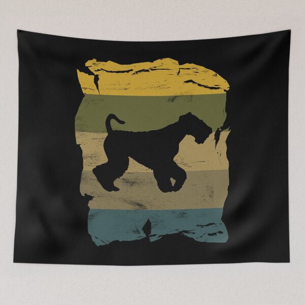 Item preview, Airedale Terrier Distressed Vintage Retro Silhouette designed and sold by DoggyStyles.