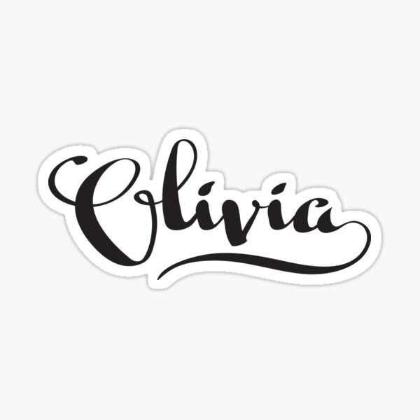 Olivia Name Stickers | Redbubble