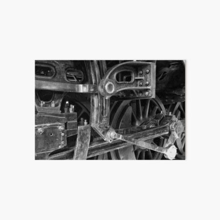 Steam Locomotive at Rest Art Board Print