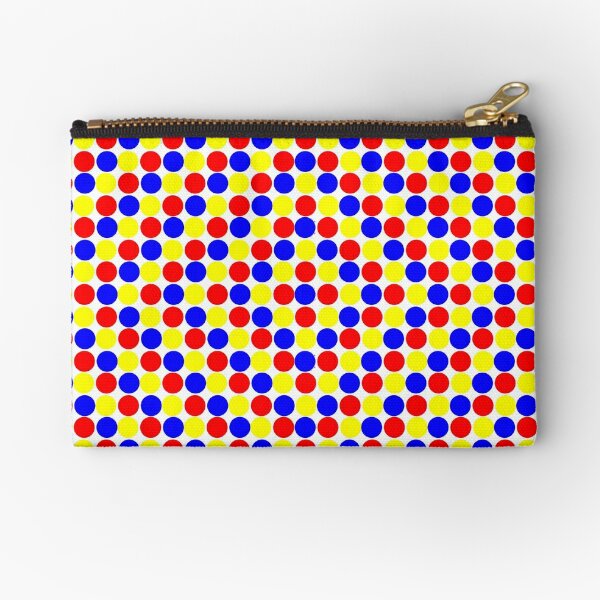 Colorful and Bright Circles - Illustration Zipper Pouch