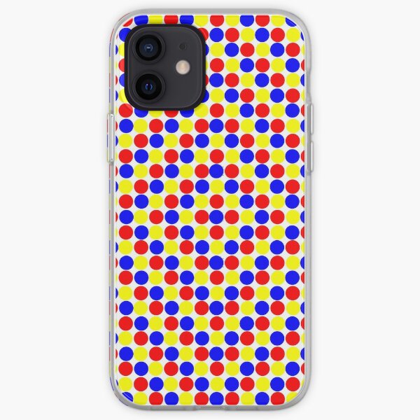 Colorful and Bright Circles - Illustration iPhone Soft Case