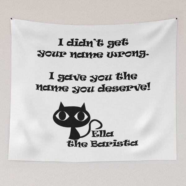 Item preview, Ella the barista - Say my name designed and sold by LCAustralia.