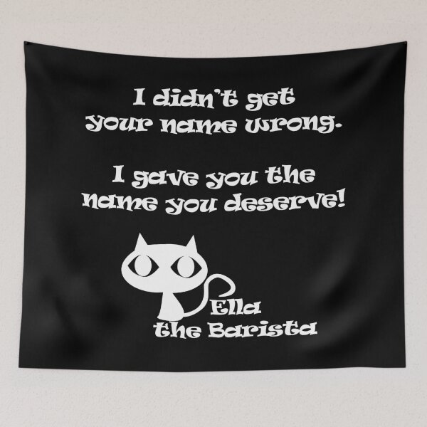 Item preview, Ella the barista - Say my name designed and sold by LCAustralia.