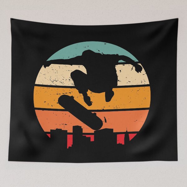 Item preview, Skateboard retro design over New York designed and sold by Gerald Waters.