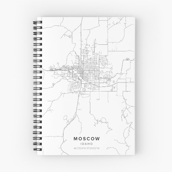 Item preview, Moscow Idaho Map designed and sold by Kara515.