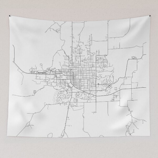 Item preview, Moscow Idaho Map designed and sold by Kara515.