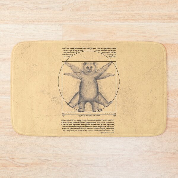 Item preview, The vitruvian bear designed and sold by ZolinStudio.