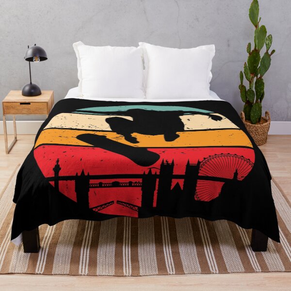 Item preview, Skateboard retro design over London designed and sold by Gerald Waters.