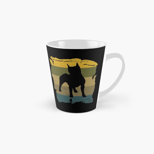 Artikel-Vorschau von Amstaff beunruhigtes Vintages Retro- Schattenbild, designt und verkauft von DoggyStyles.