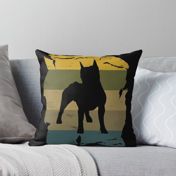 Item preview, Amstaff Distressed Vintage Retro Silhouette designed and sold by DoggyStyles.