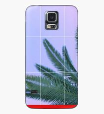 Palmen + Ombre Sky + Raster ästhetisch Hülle & Klebefolie für Samsung Galaxy