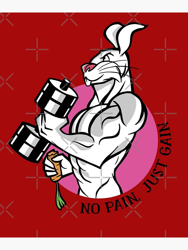 Femme Gym Bunny Haltérophilie Lapin Gym-Goer Bodybuilder T-Shirt Avec