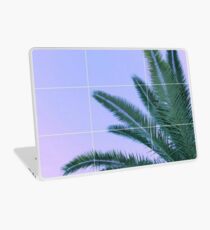 Palmen + Ombre Sky + Raster ästhetisch Laptop Skin