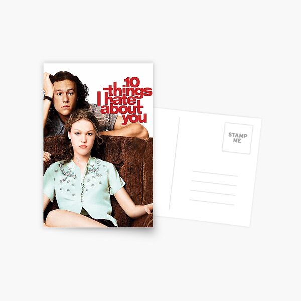 10 things poster Postcard
