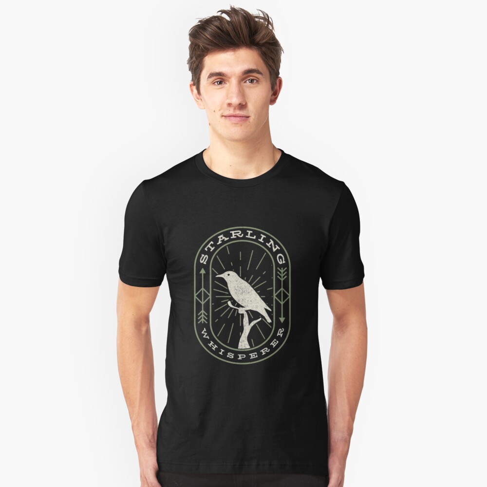 Starling Whisperer - Bird Watching Slim Fit T-Shirt