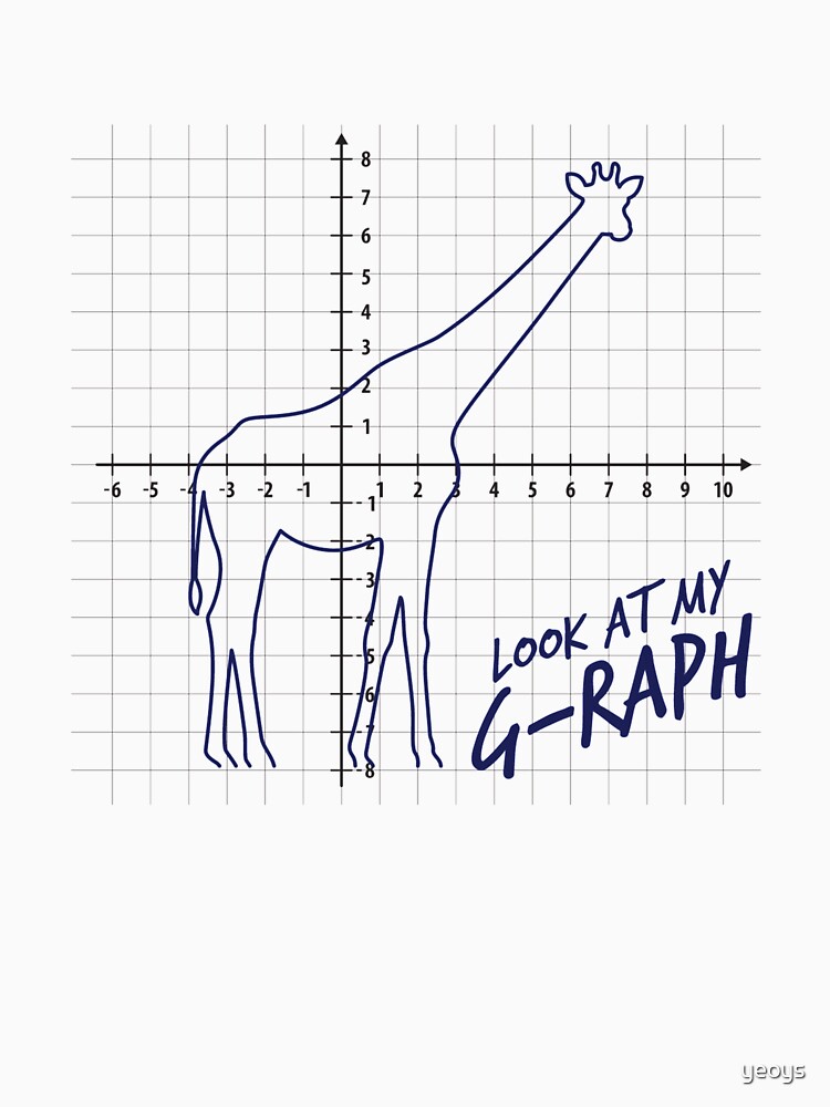 Look At My Graph - Giraffe Pun by yeoys