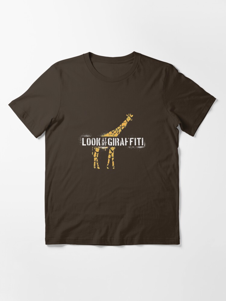 Alternate view of Look At My Giraffiti - Giraffe Pun Essential T-Shirt