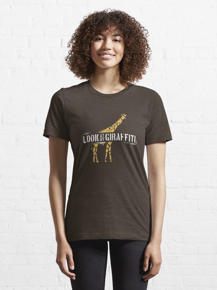 Alternate view of Look At My Giraffiti - Giraffe Pun Essential T-Shirt