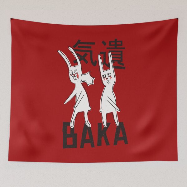 Item preview, Baka, funny rabbit slap in the face designed and sold by DerSenat.